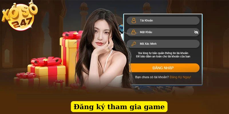 Đăng nhập tài khoản tham gia game